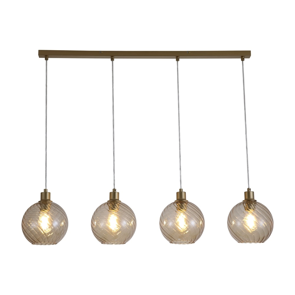 Hanglamp Radiance 4-lichts goud Hanglamp Radiance 4-lichts goud