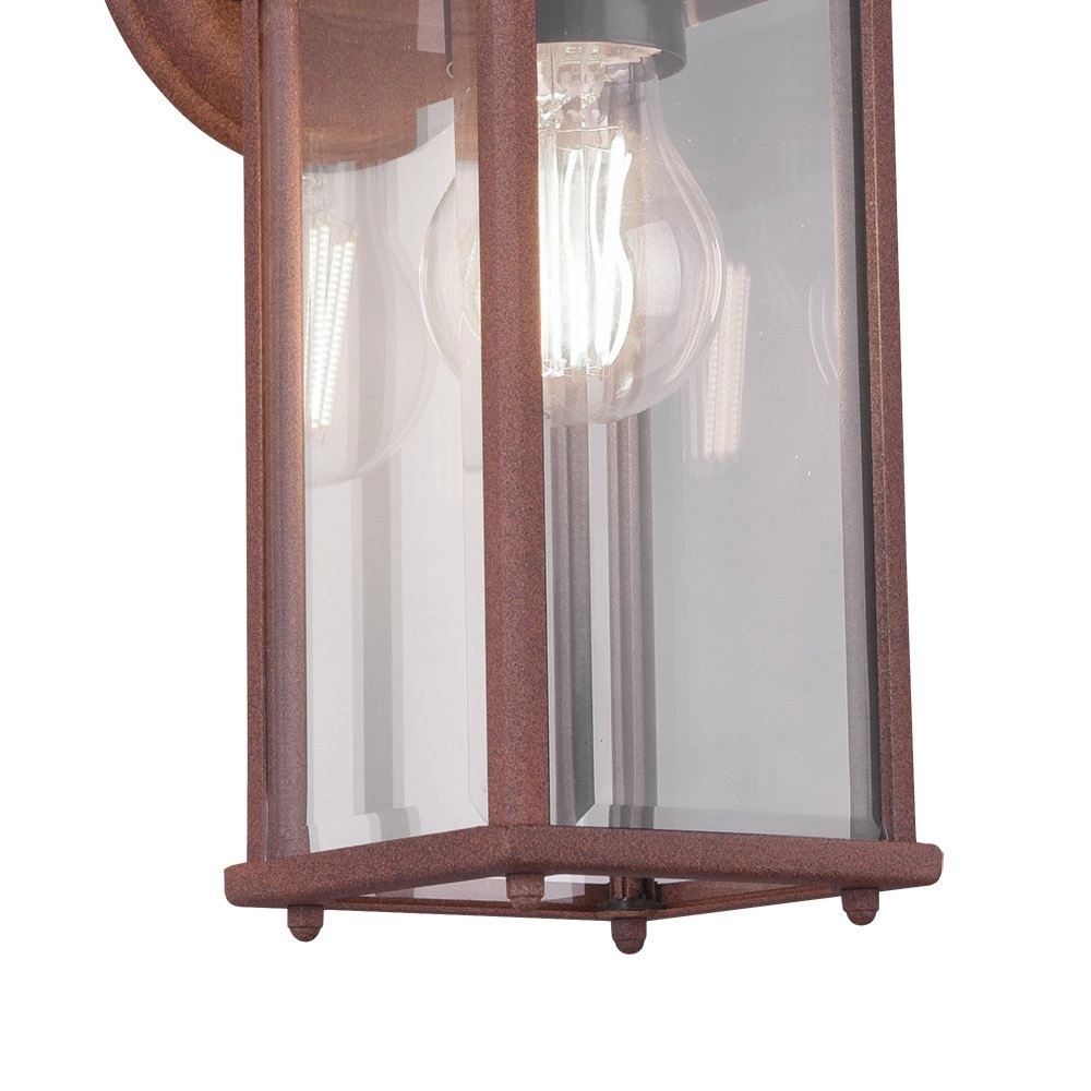 Veranda verlichting Olona 29,5cm roestbruin Trio 4017807442045