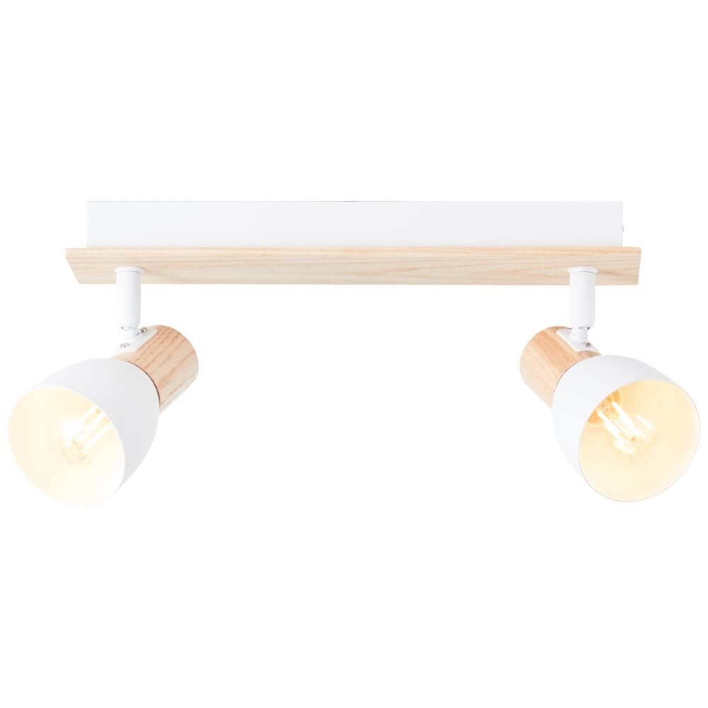 Plafondlamp Daintree 2-lichts wit Brilliant 4004353408724