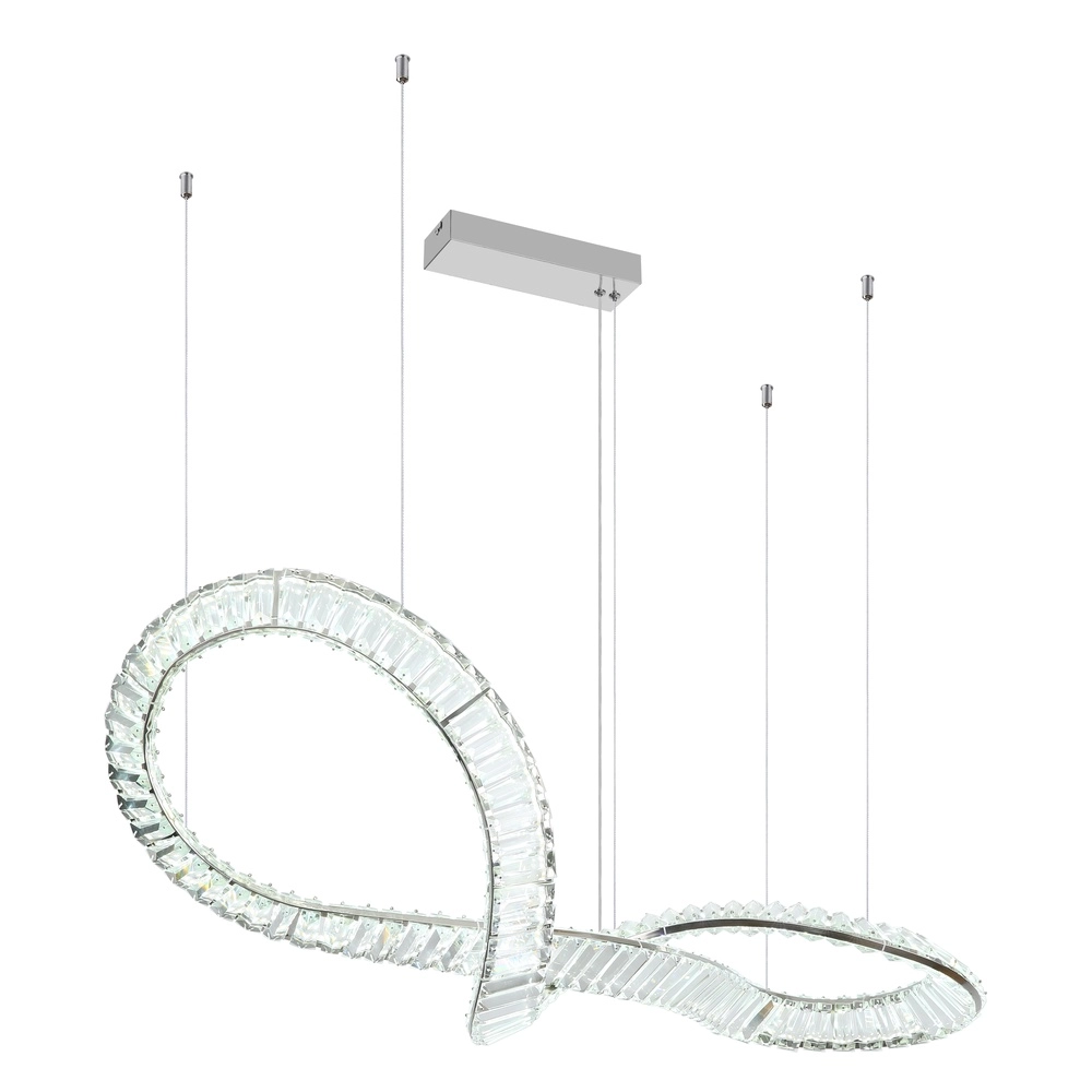 Design hanglamp Neil uniek chroom Globo 9007371507412