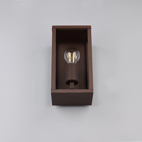 Moderne wandlamp Garonne S roestbruin Trio 4017807687378