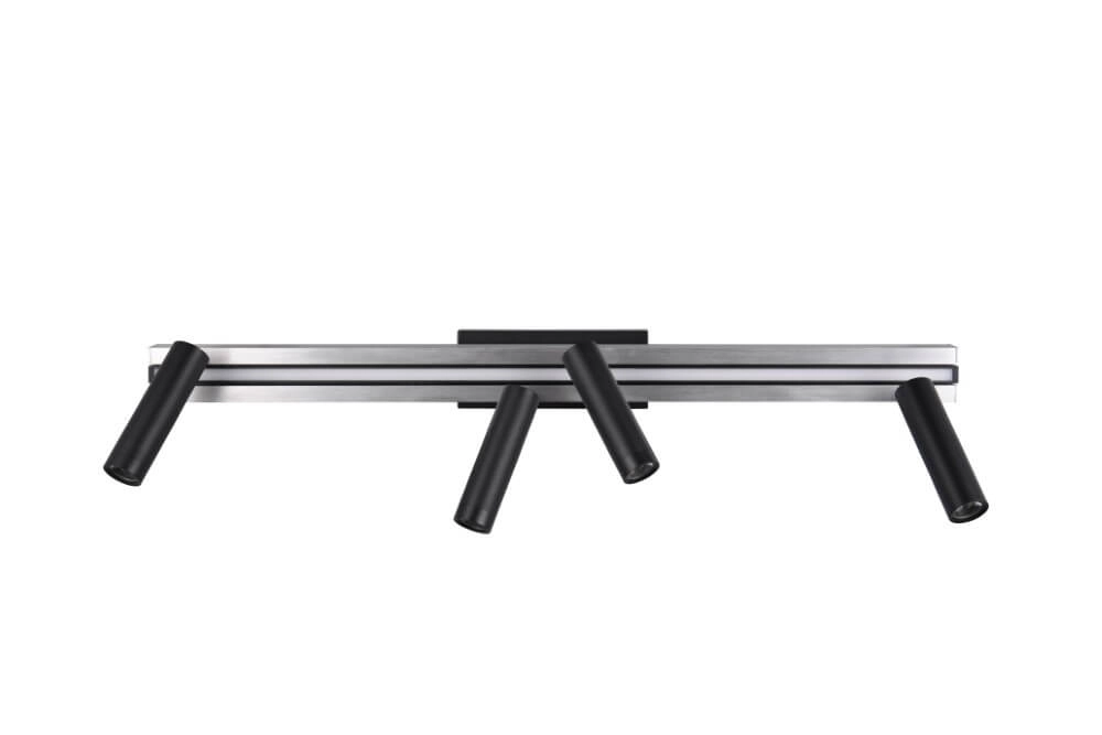 4-lichts led spot Zeno metaal met zwart Trio 4017807614619