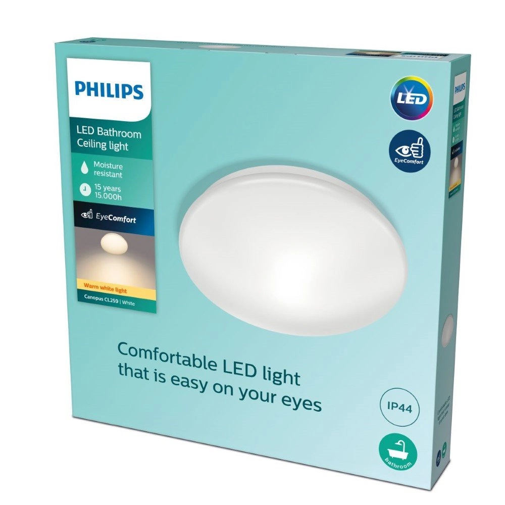 Badkamer plafonnière Canopus Ø 39cm Philips 8718699777296