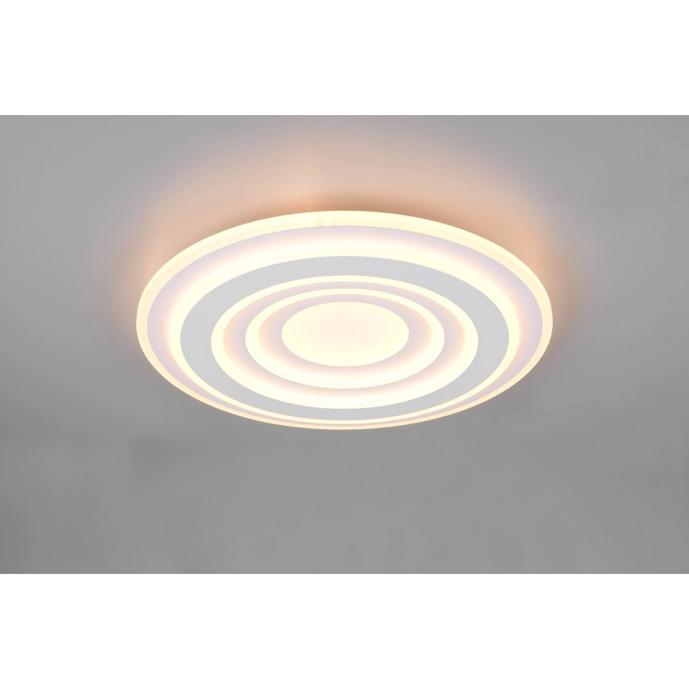 Moderne plafondlamp Costa wit Ø 48cm Trio 4017807653557