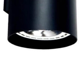 Zwarte wandspot Tube Lyora 5903139932097