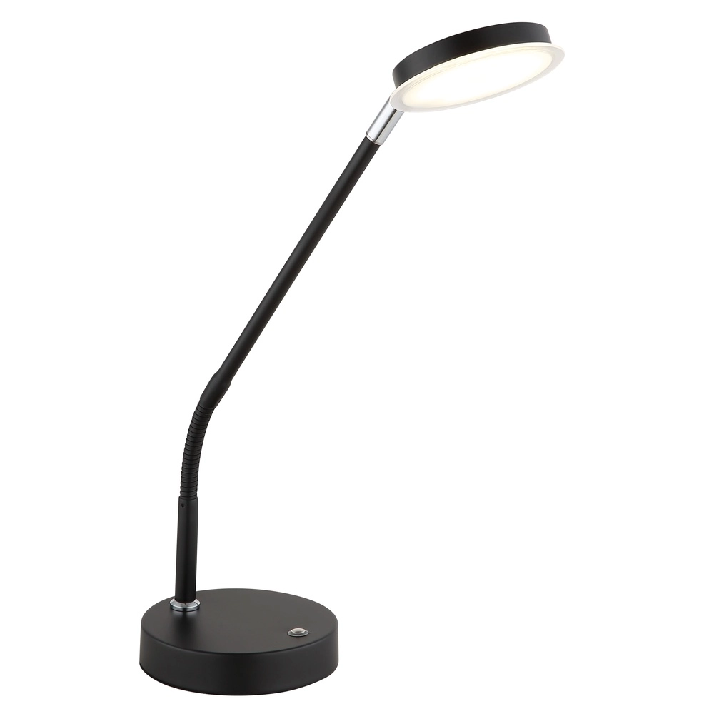 Bureaulamp Silvio zwart Globo 9007371583164