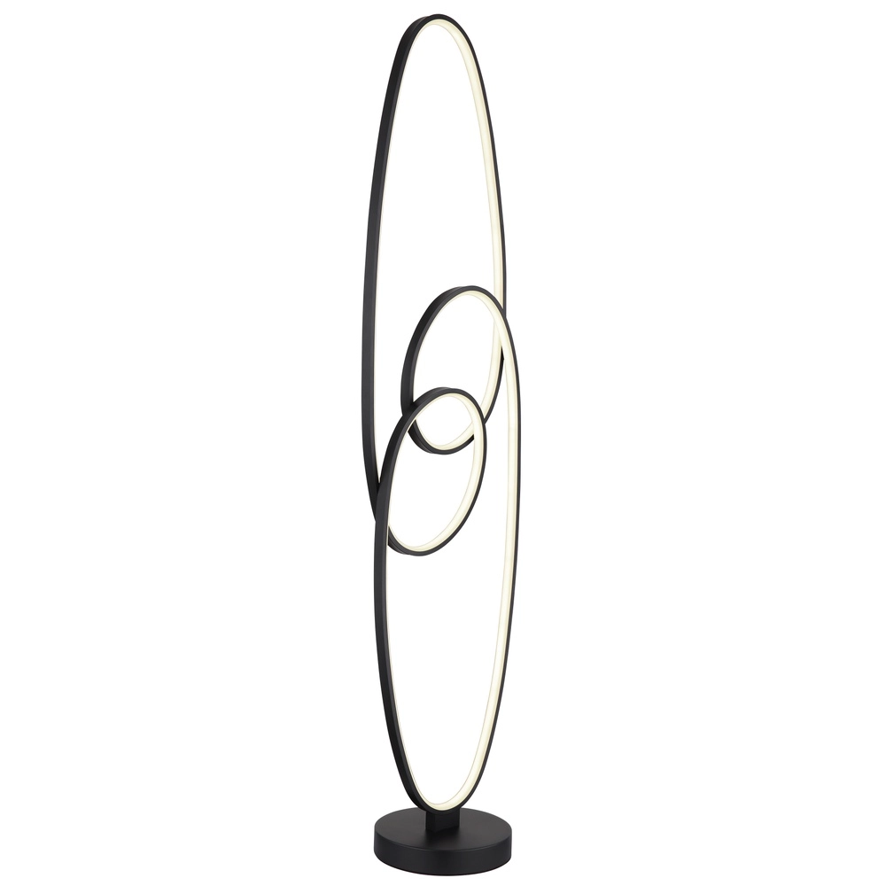 Design vloerlamp Spira zwart