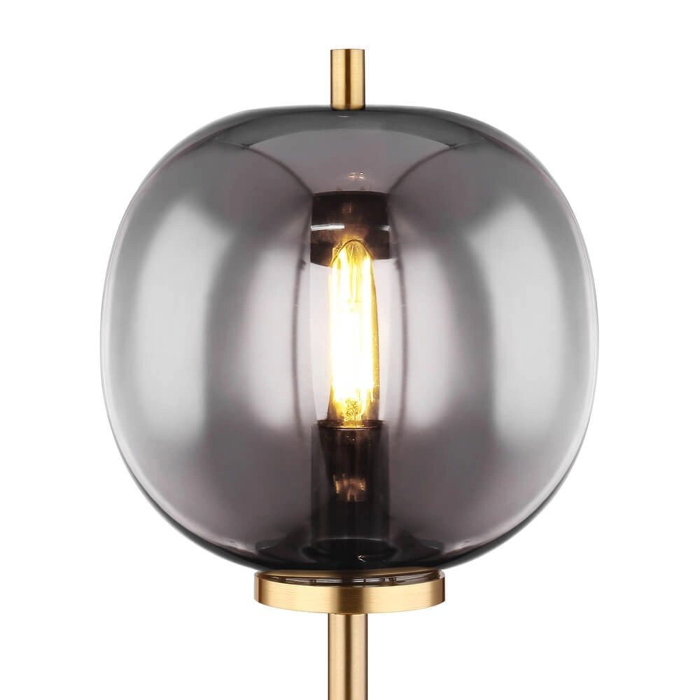 Gouden tafellamp Blacky I enkel Ø 18,5cm Globo 9007371419043