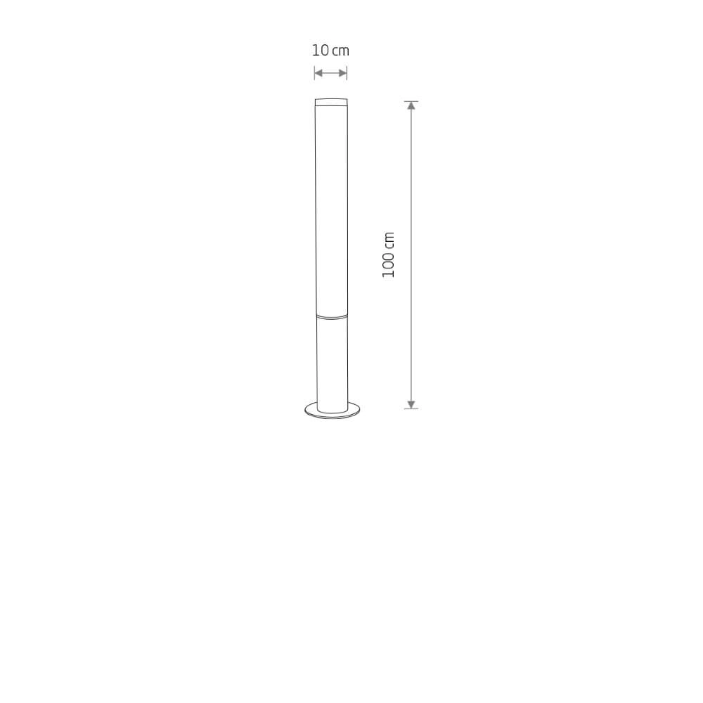 Strakke tuinlamp Mia M LED 100cm Lyora 5903139113748