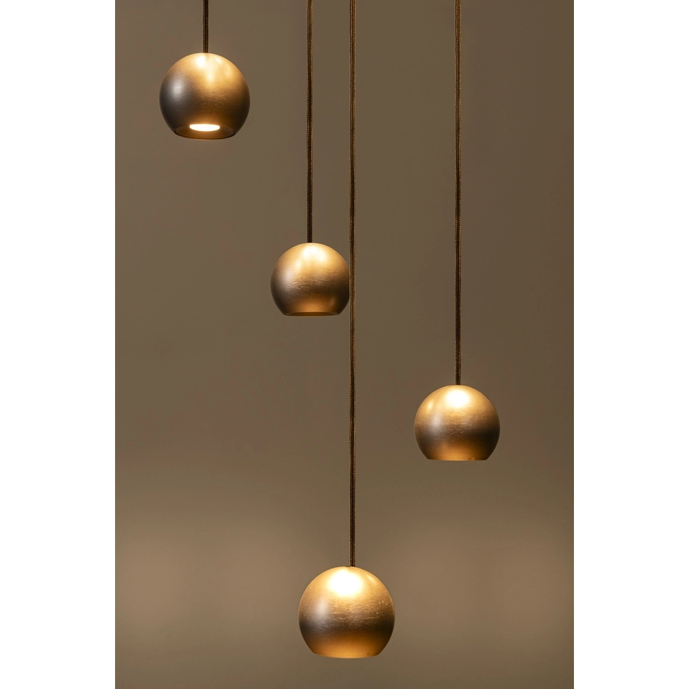 Design vide hanglamp Montana 16-lichts koffie bruin Premium by Lucide 5411212680174
