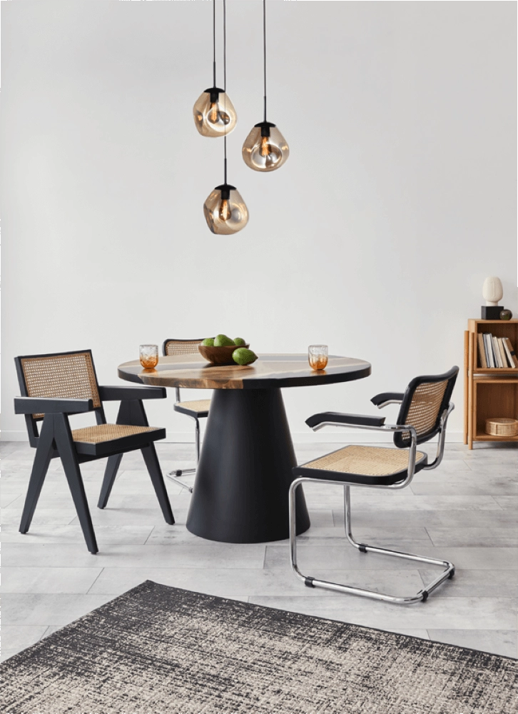 Pendel hanglamp Lava 3x goud glas Ø 24cm Masterlight 8718121286440