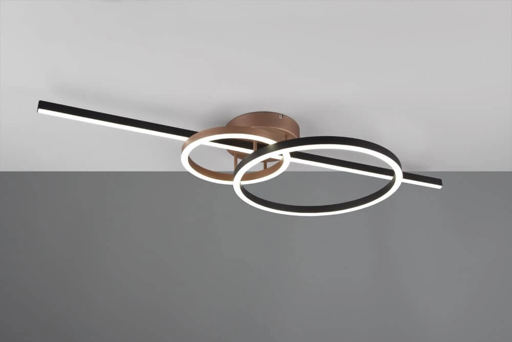 Plafondlamp Montilla zwart Trio 4017807585230