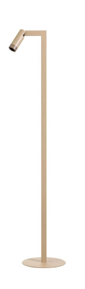 Zandkleurige vloerlamp Miller Sand enkel