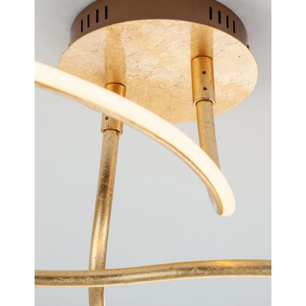 Plafondlamp Fungo krul goud Lyora 5212017419880