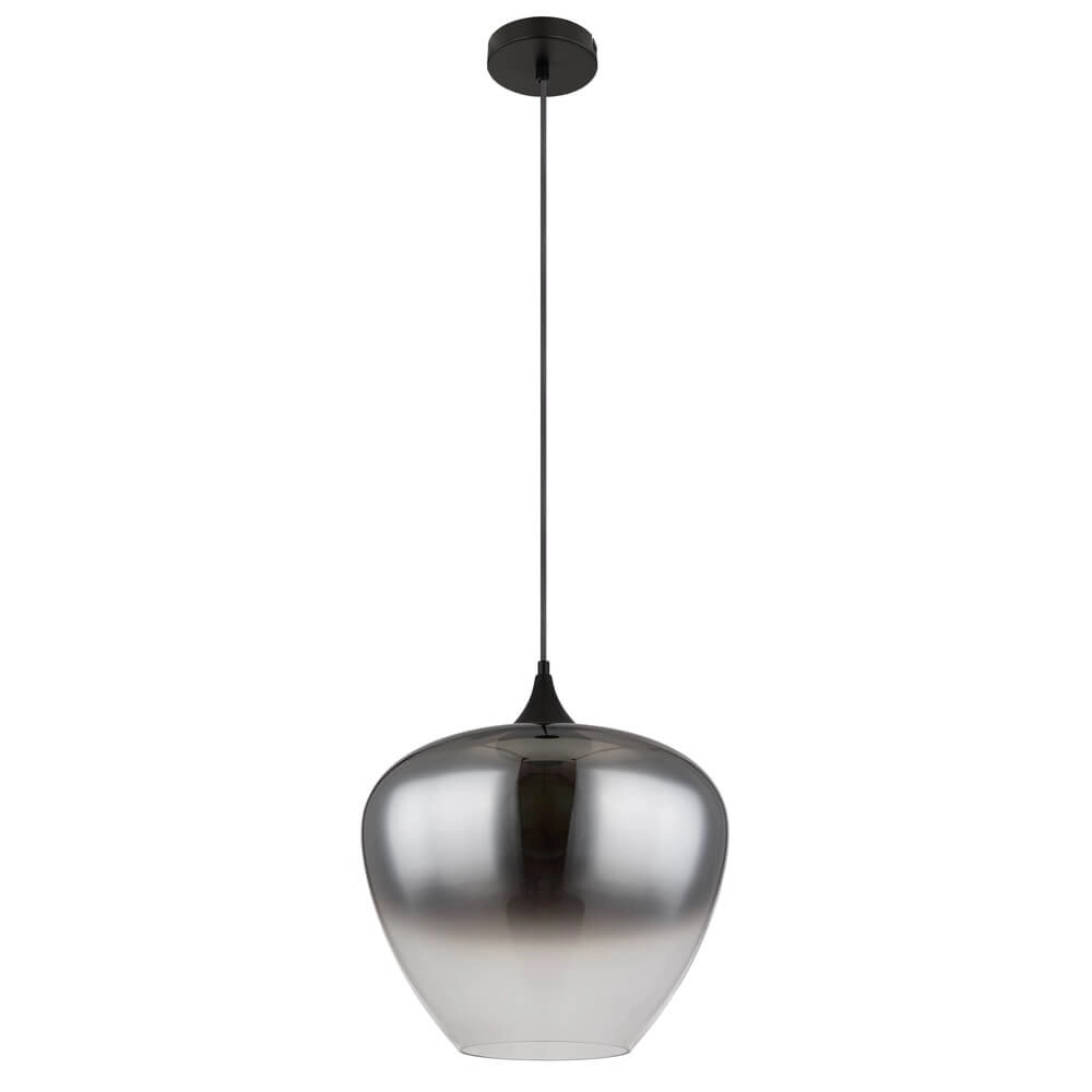 Zwarte hanglamp Maxy enkel Ø 29cm Globo 9007371446902