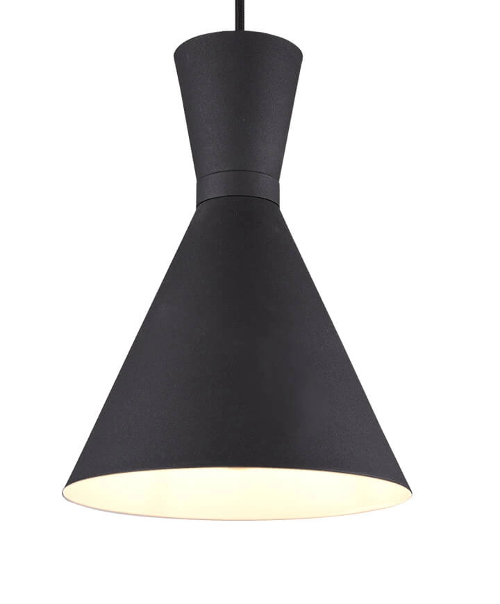 Zwarte hanglamp Enzo Ø 20cm Trio 4017807459869
