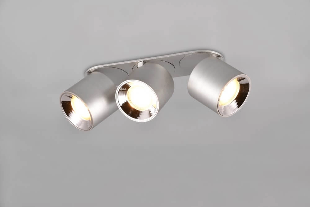 Plafondlamp Guayana 3-lichts nikkel Trio 4017807574005