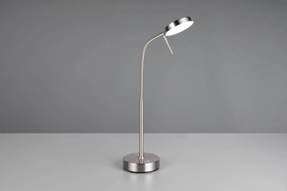 RVS bureaulamp Moreno oplaadbaar