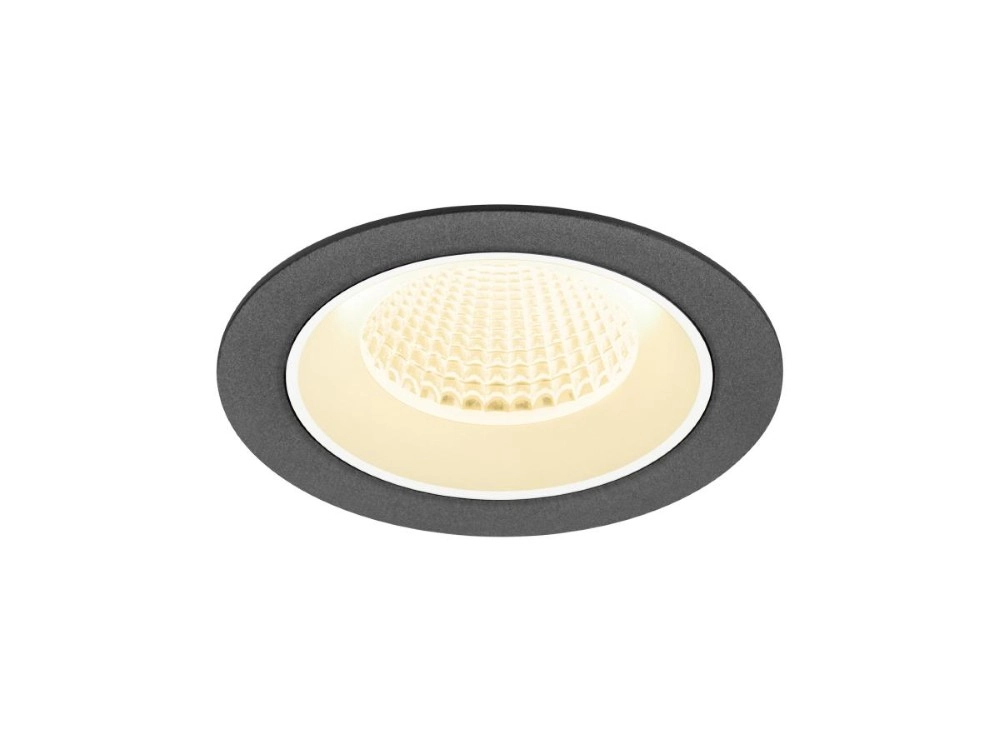 Inbouwspot Numinos M zwart/wit 3000K - 40gr