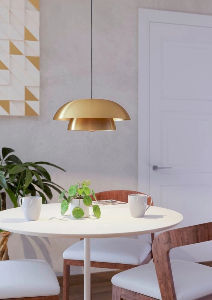 Gouden design hanglamp Cenciara Ø 40cm Eglo 9008606274390