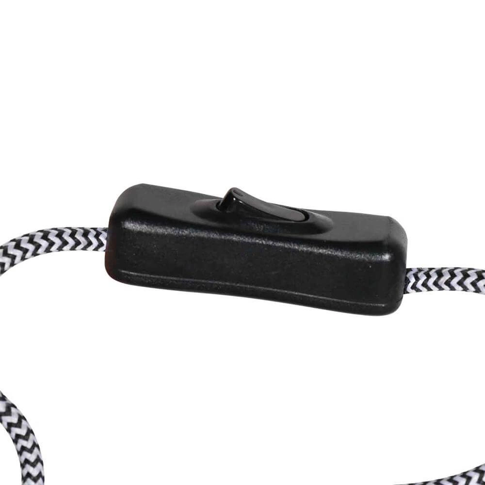 Wandlamp Bloeba zwart met bamboe Steinhauer 8712746176926