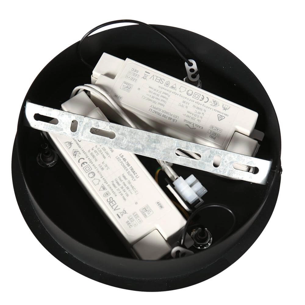 Design hanglamp Ringlux zwart Ø 80cm Steinhauer 8712746171570