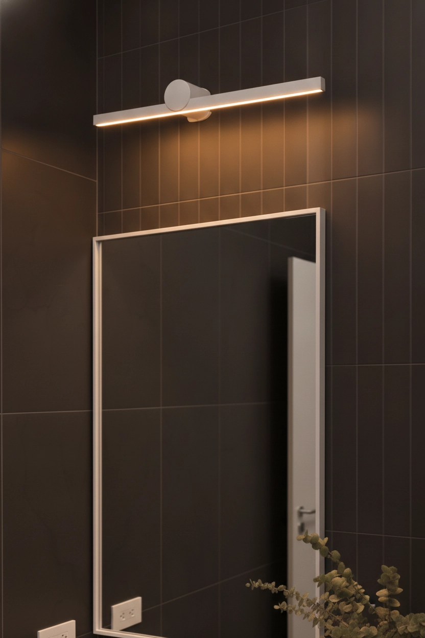 Design wandlamp Breggo wit 81cm