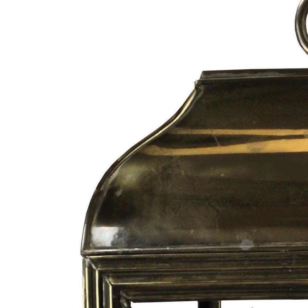 Landelijke hanglamp Hemingway M antiek koper (ANT) Limehouse