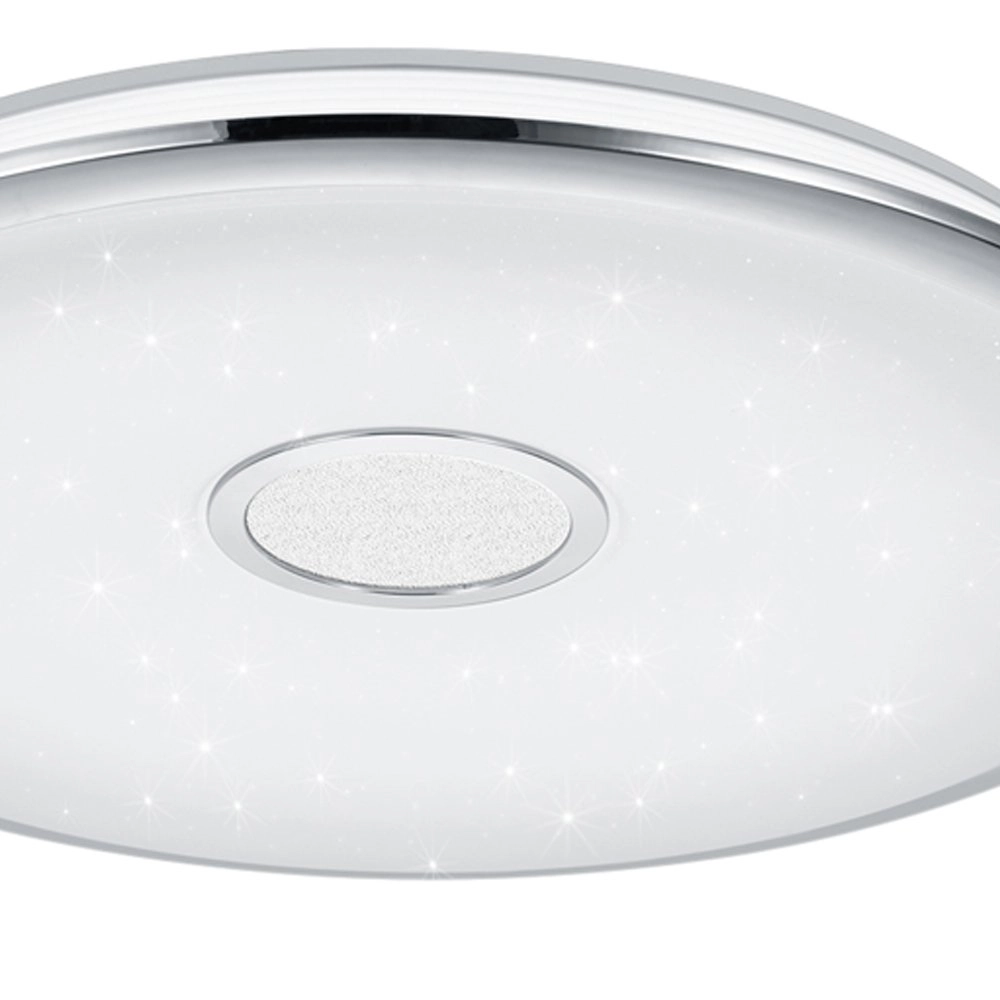 Plafonniere Osaka 67cm grijs met stereffect Trio 4017807337730