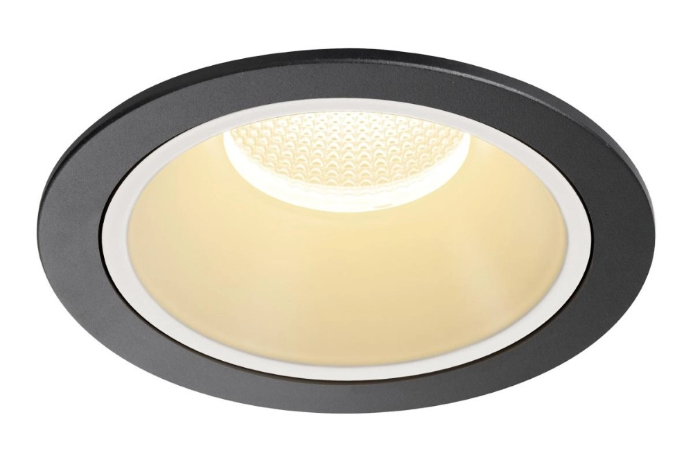 Inbouwspot Numinos XL zwart/wit 3000K - 40gr