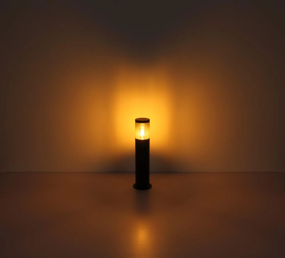 Zwarte terraslamp Xeloo 50 cm Globo 9007371443758