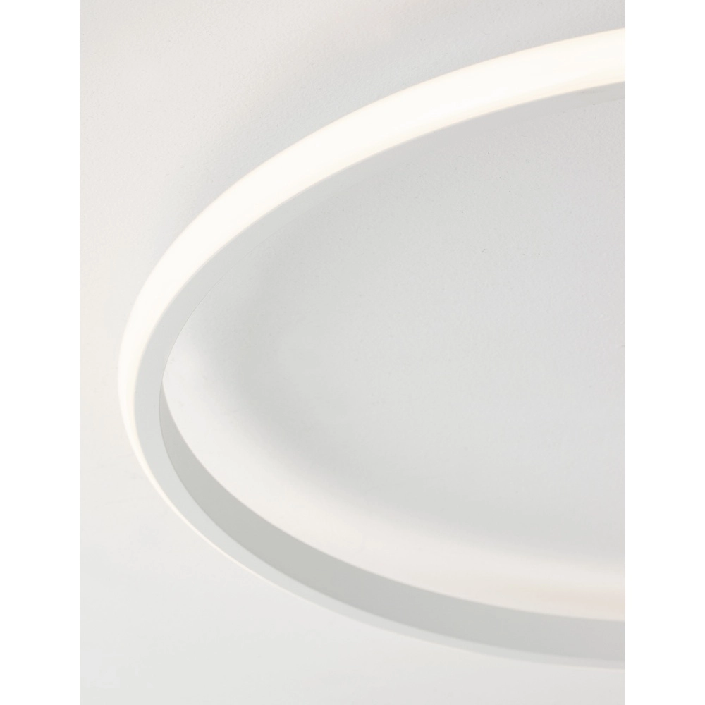 Ronde plafondlamp Fuline wit Ø 50cm Lyora 5212017419675