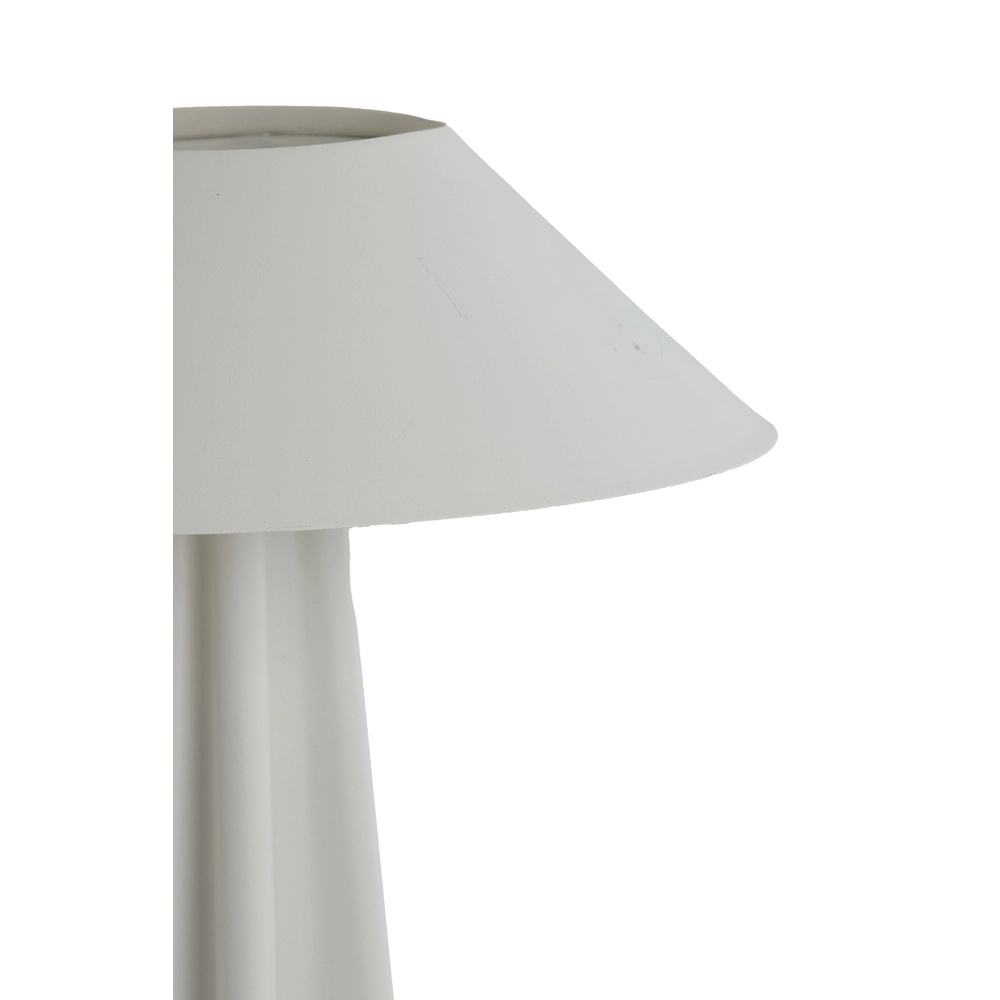 Witte schemerlamp Cukai met metalen kap Light & Living 8717807742898