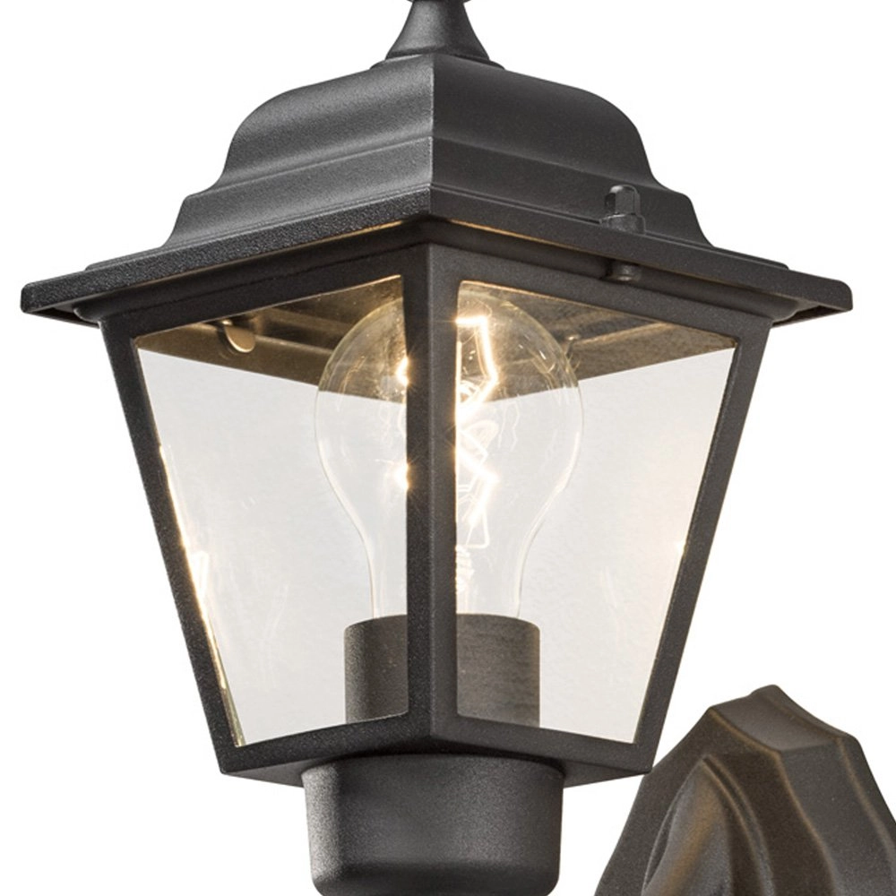 Klassieke muurlamp Zagreb Up zwart KonstSmide 7318307093759