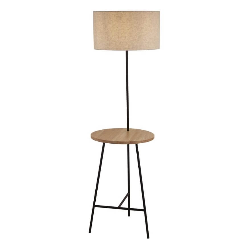 Vloerlamp Washington met tafeltje Vloerlamp Washington met tafeltje
