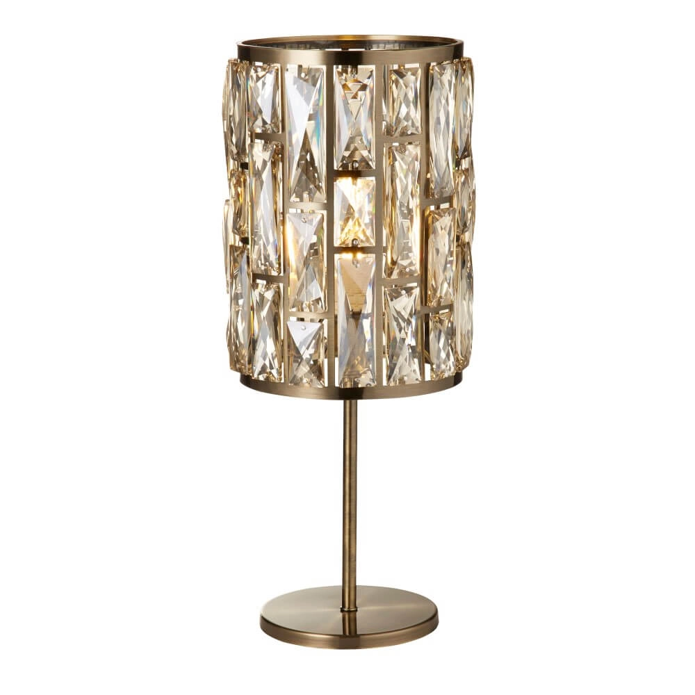 Klassieke tafellamp Bijou goud Searchlight 5053423242101