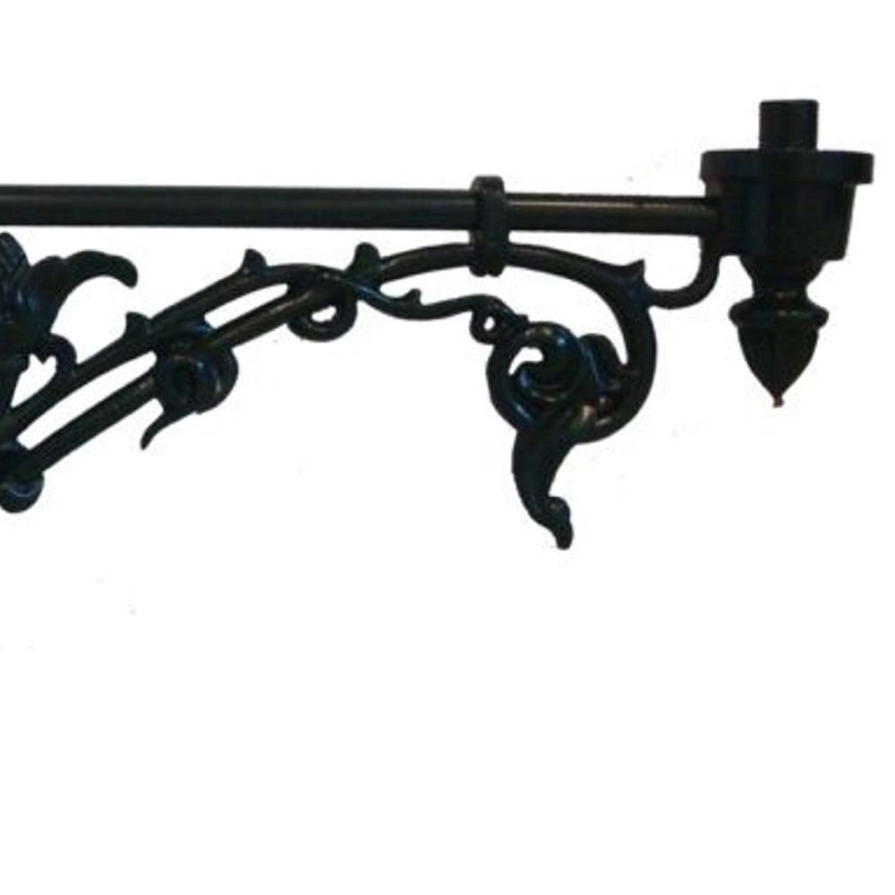 Grote nostalgische wandsteun Middelburg zwart KS Verlichting 8714732572644