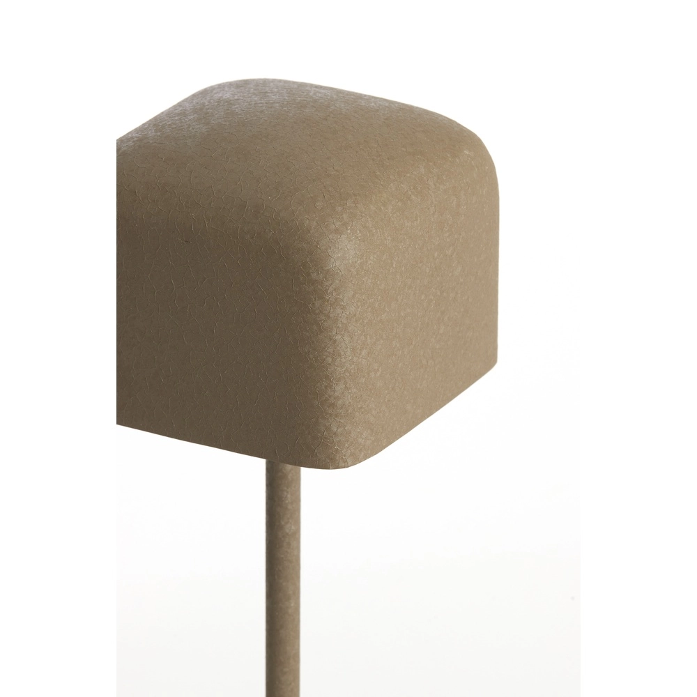 Nachtkastlamp Elenie 15x15cm - mat donker bruin Light & Living 8717807818807