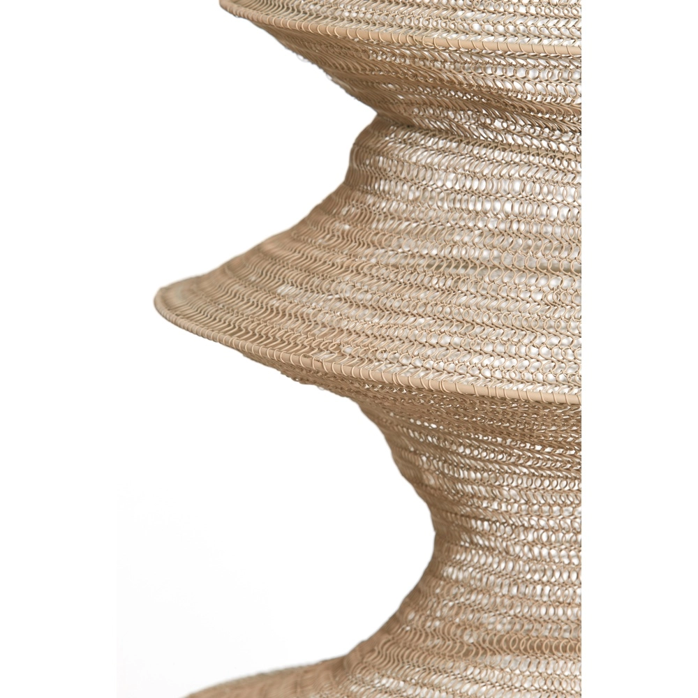 Metalen net hanglamp Nakisha Ø 48cm - zand Light & Living 8717807695071