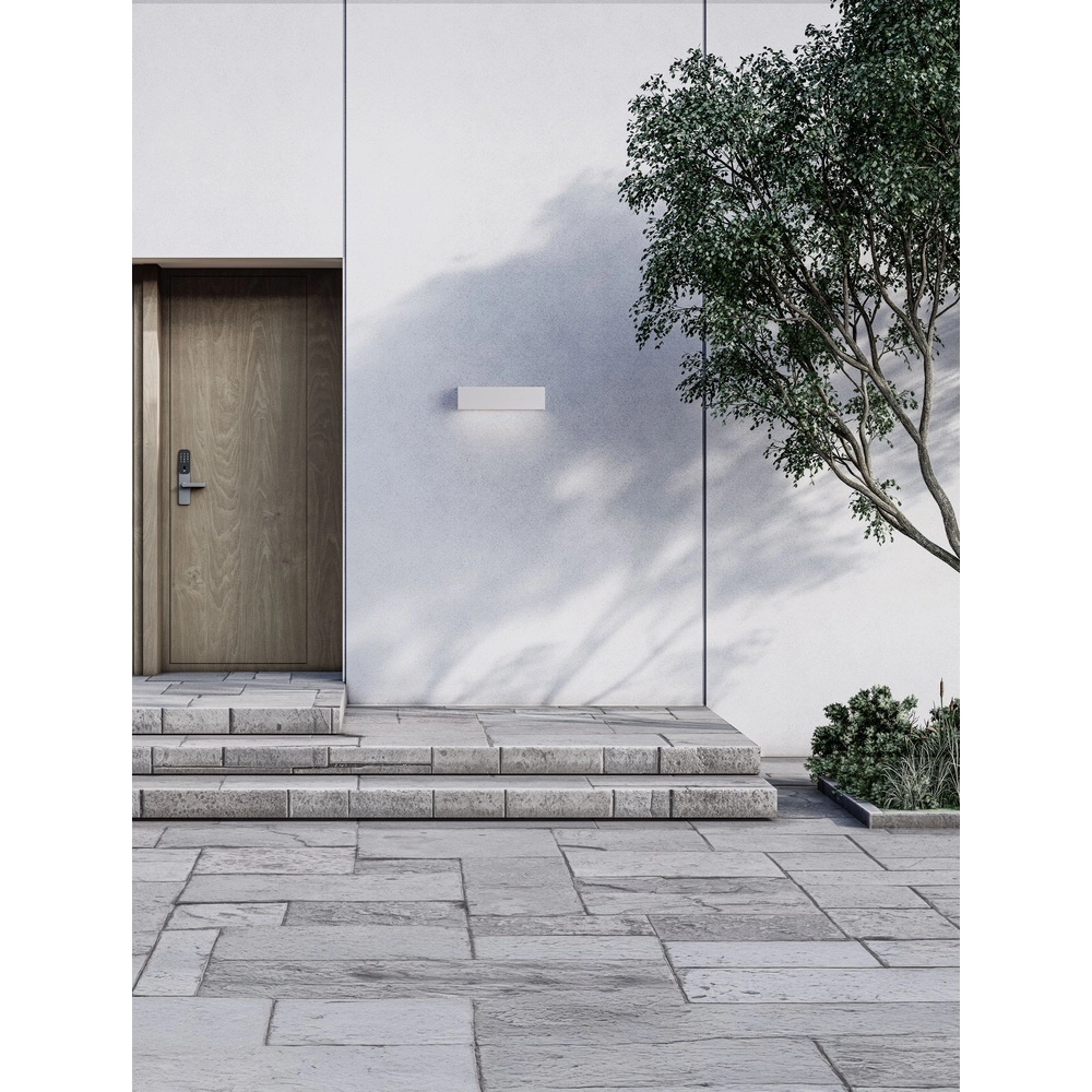 Strakke wandlamp Allure wit 22cm Lyora 5212017479112