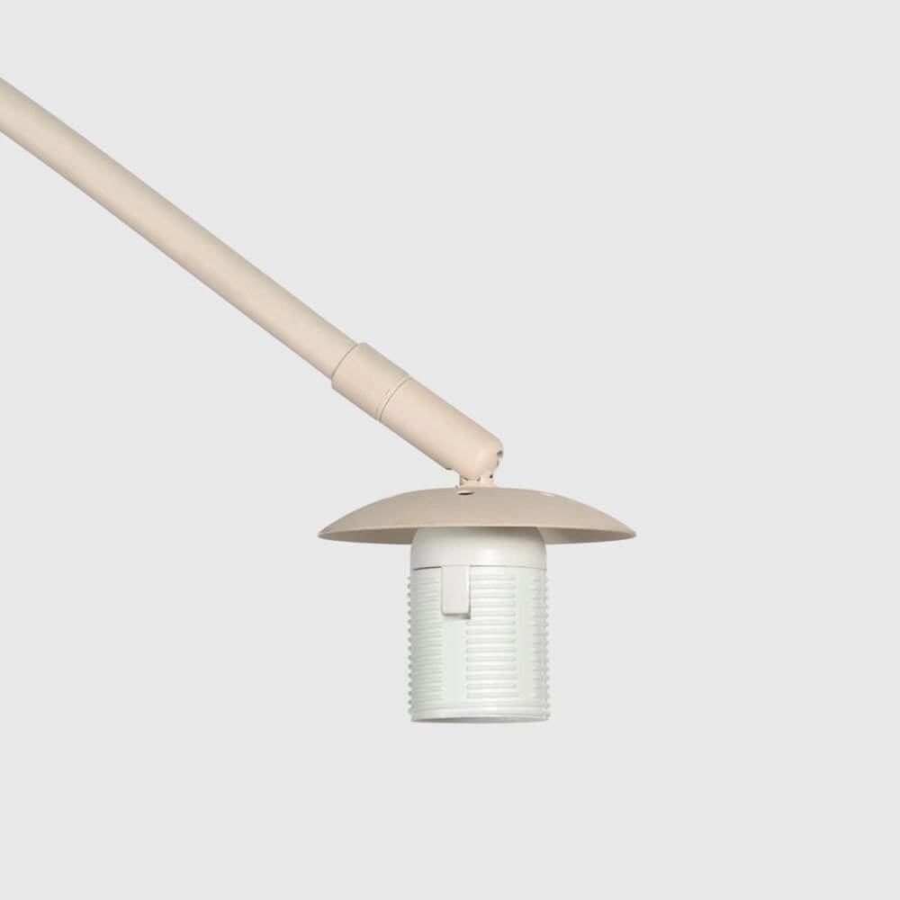 Booglamp Sparkled Light crème met bamboe kap Ø 60cm Steinhauer 8712746180008
