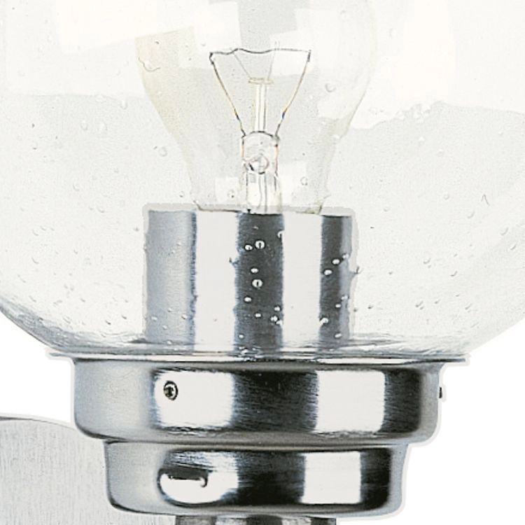 Buitenlamp bol lamp Globe Clear RVS - 20cm Albert 4007235902266