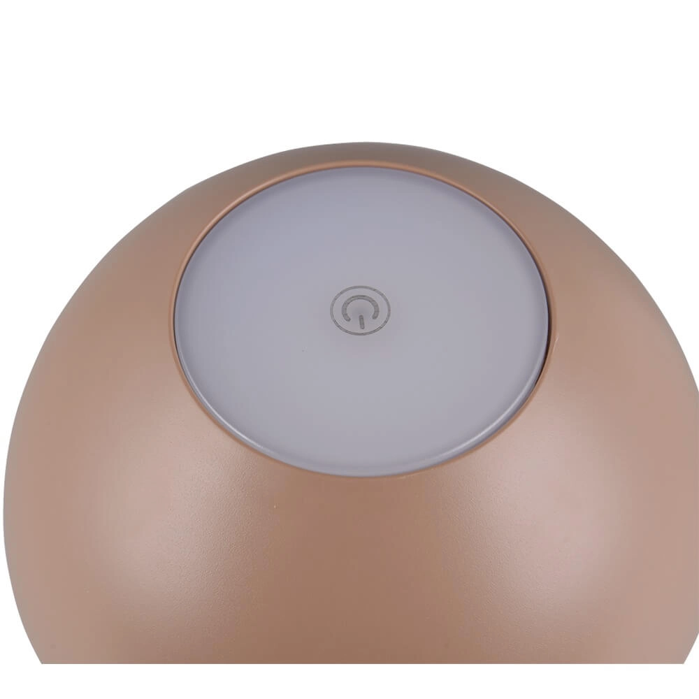 Oplaadbaar tafellampje Ricardo koffiebruin Trio 4017807633900