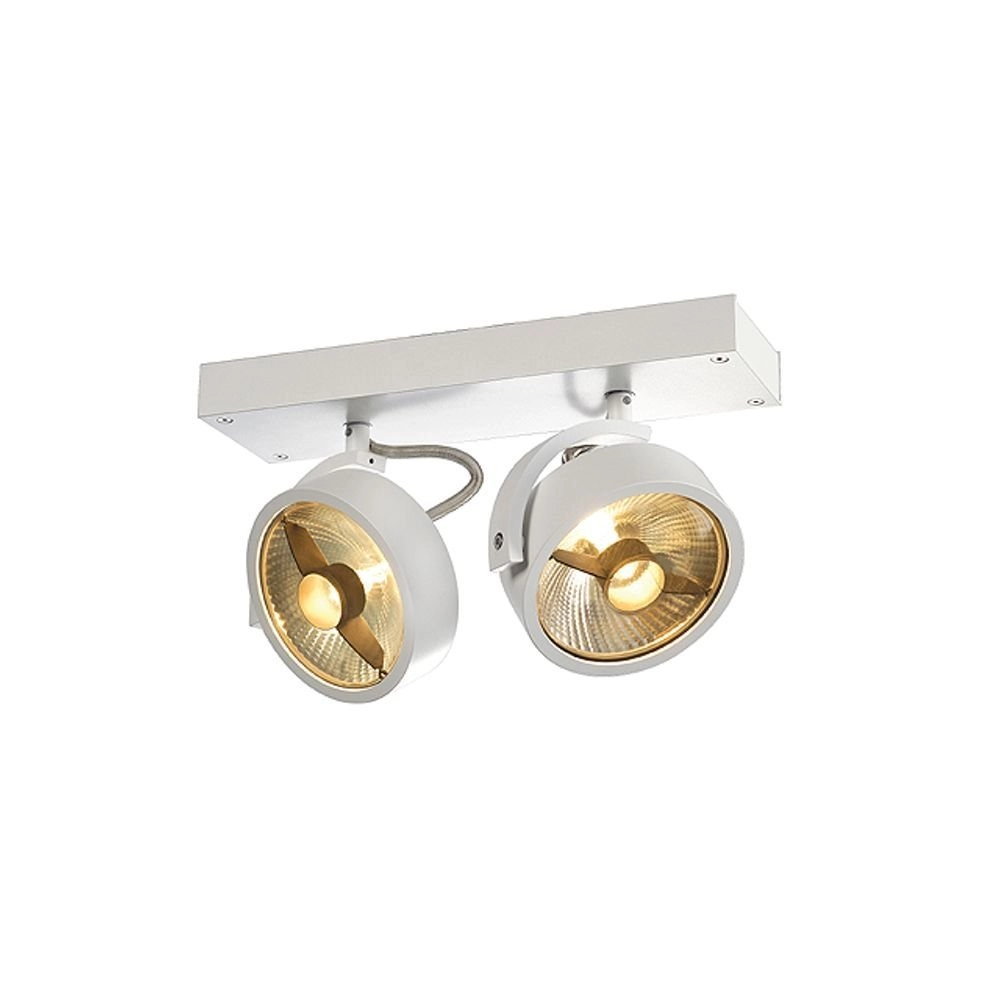 Design spots Kalu 2 QPAR111 2-lichts wit