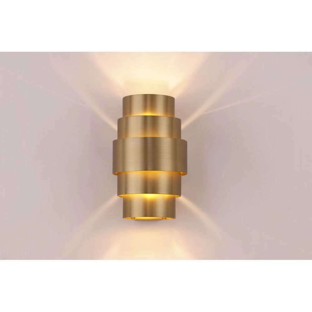 Design wandlamp Rolls brons Artdelight 8720701101470