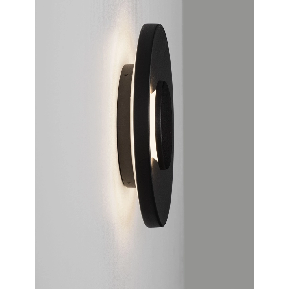 Ronde wandlamp Cico zwart Lyora 5212017478986