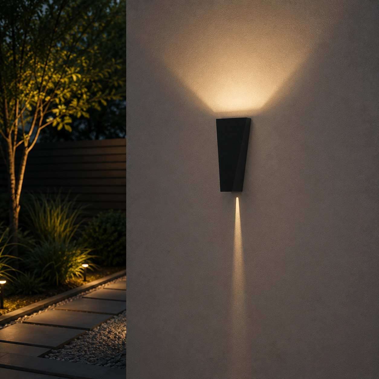 Design wandlamp Veiro antraciet
