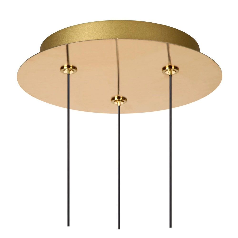 Design hanglamp Kligande 3-lichts goud Lucide 5411212134608