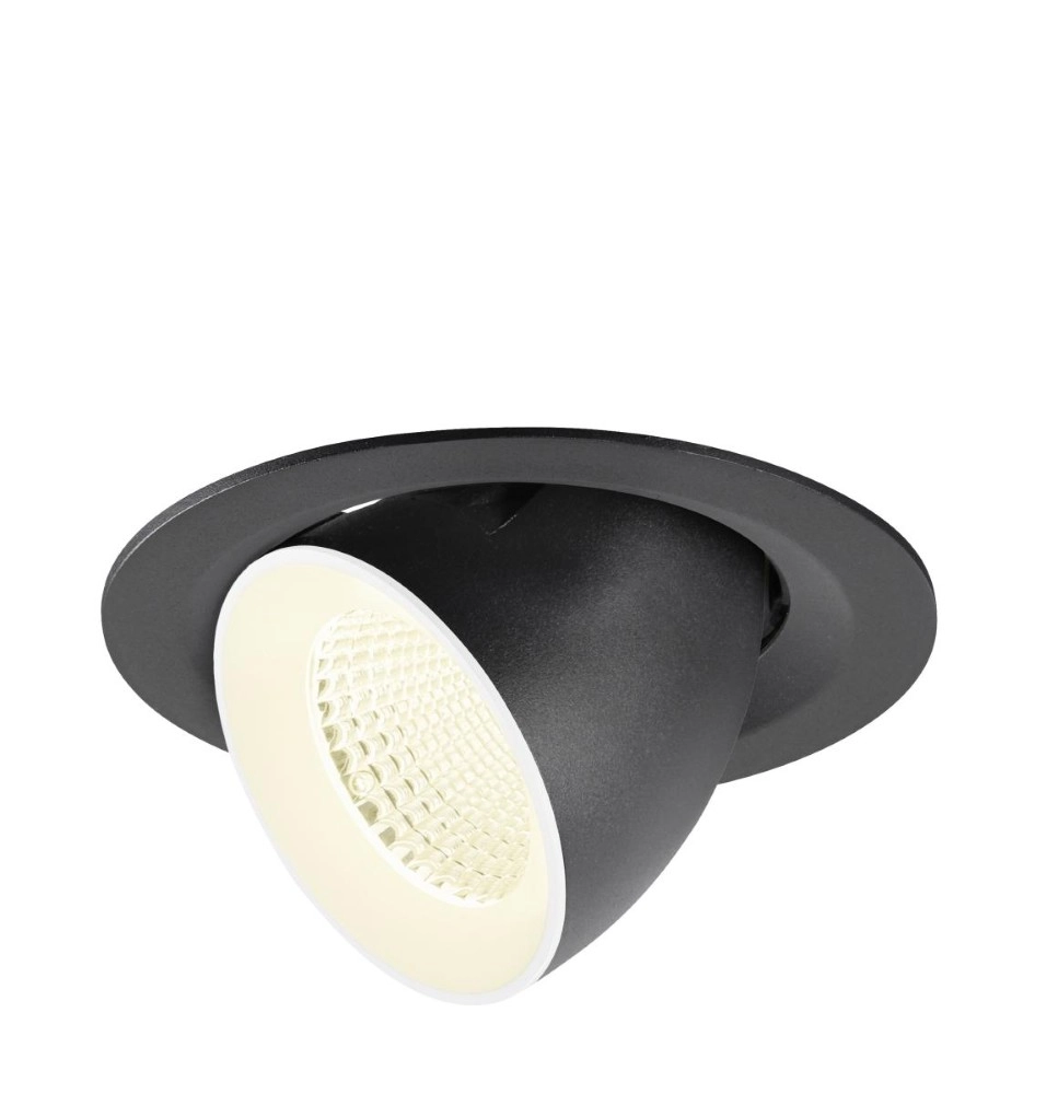 Inbouwspot Numinos Gimble M zwart/wit 4000K - 40gr