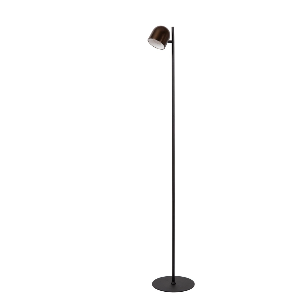 Oplaadbare vloerlamp Skanska Rech koffie bruin